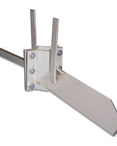 Impeller 10x100 d1200 shaft 60 square with scraper SST